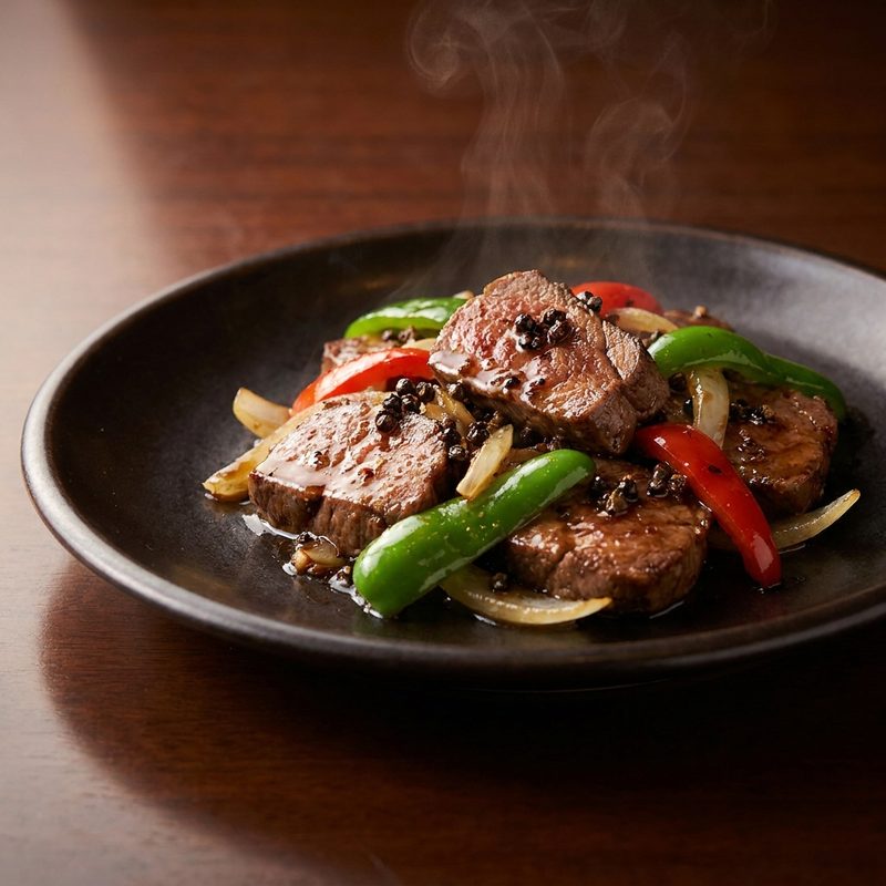 Stir-Fried Beef with Wild Pepper